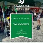 Stand beim Stadtfest Falkensee