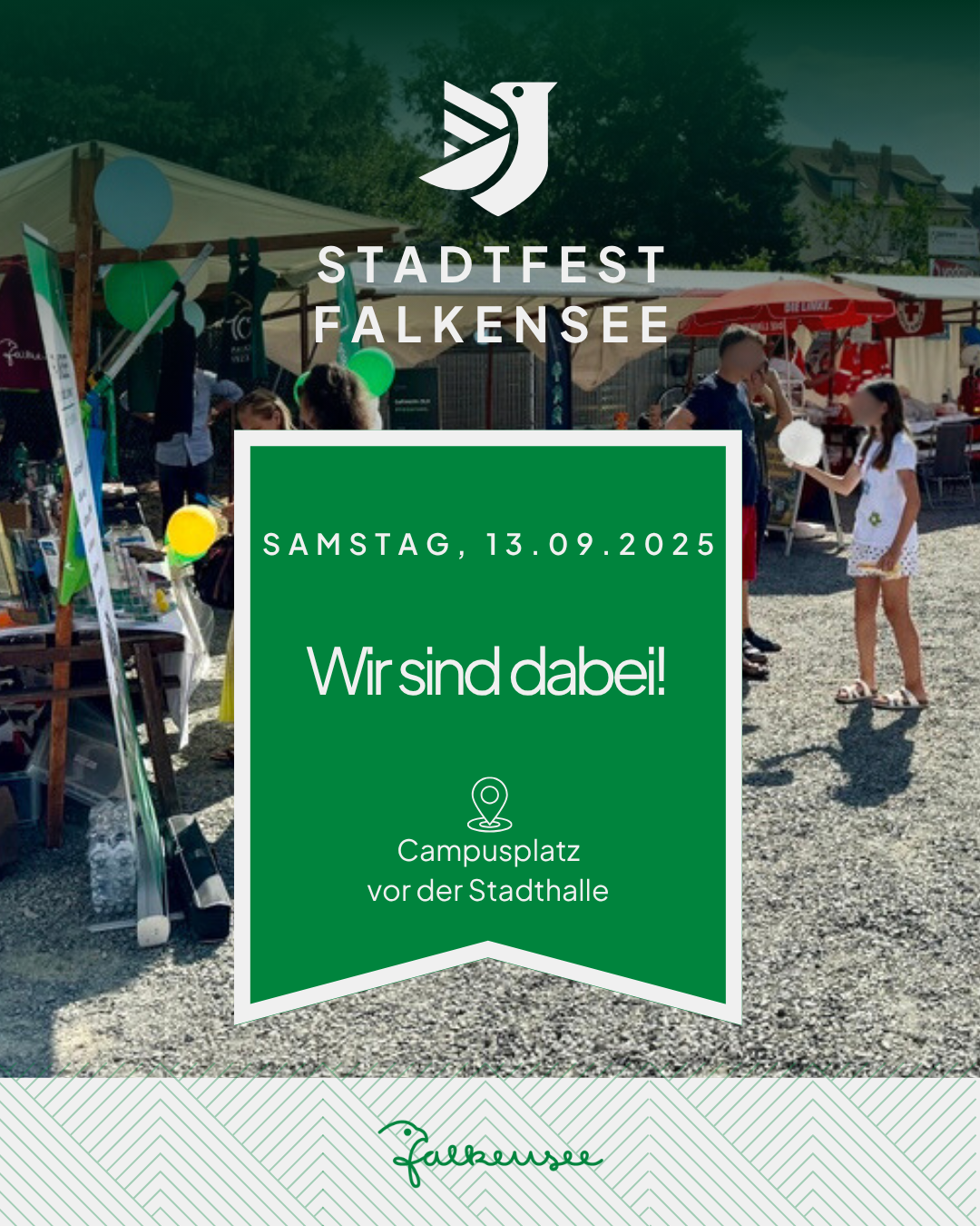 Stand beim Stadtfest Falkensee