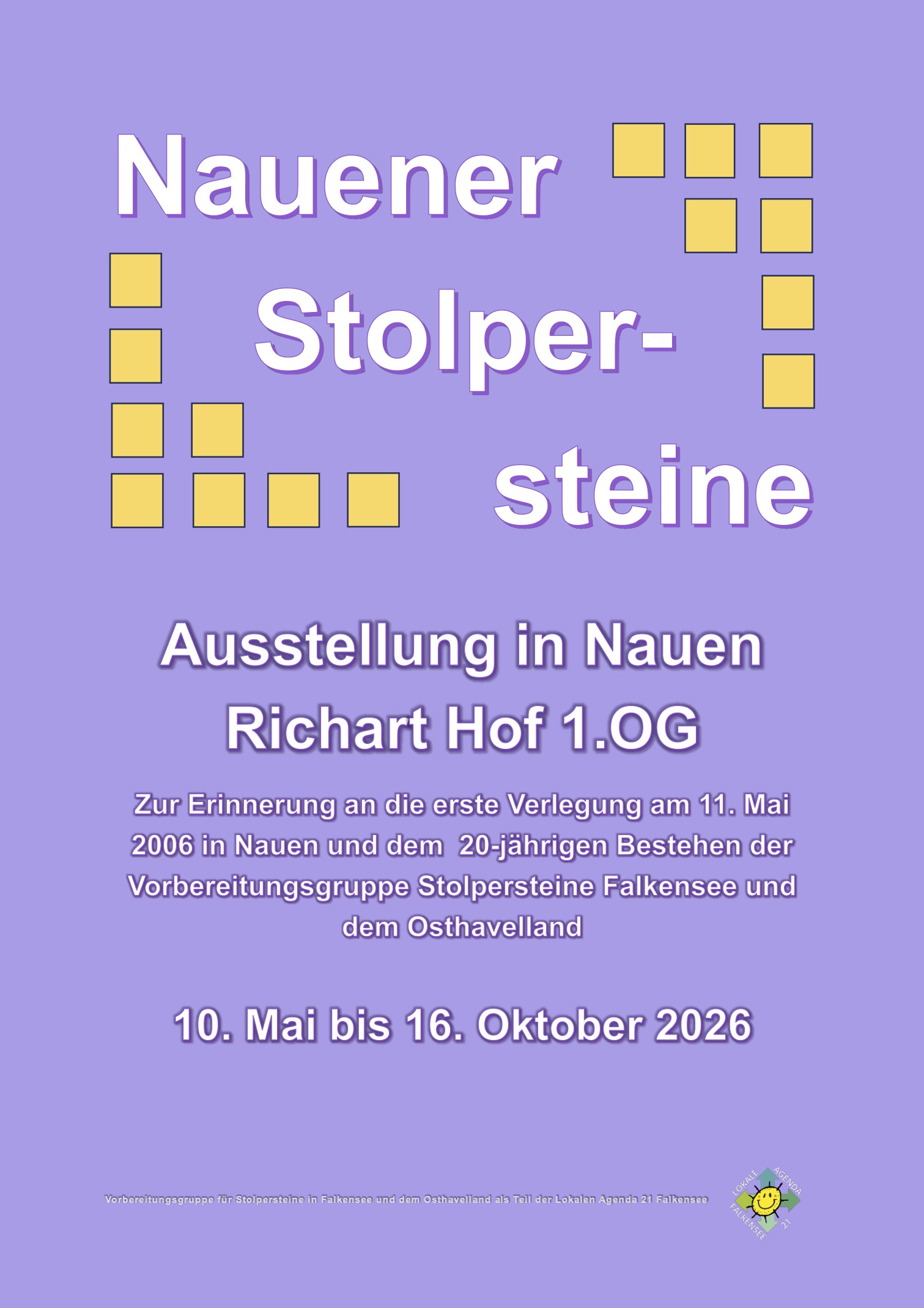 Ausstellung "Nauener Stolpersteine"