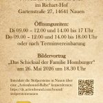 Bildervortrag "Das Schicksal der Familie Homburger" in Nauen